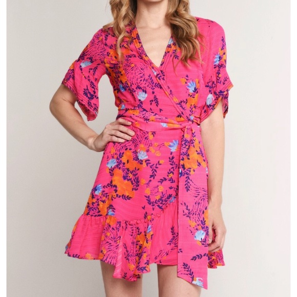 tanya taylor brandy wrap dress